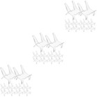 30 PCs Acrylanzeigeständer Proben Steine Anzeige Staffelei