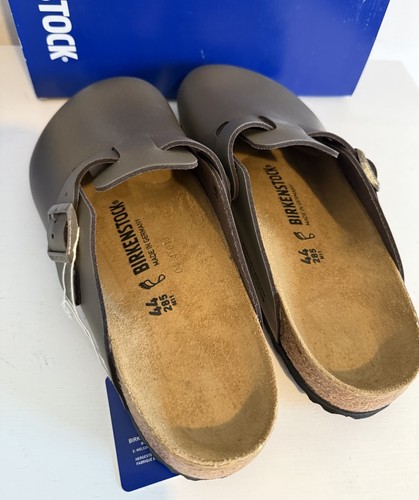 Birkenstock Boston Naturleder Concrete Gray Clogs Gr.  44 & 45 Regular Fit - Bild 3 von 8