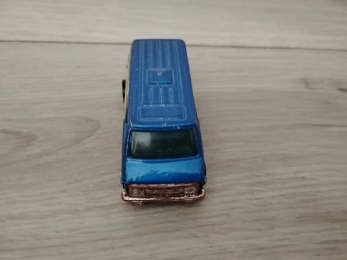 Vintage 💥1974 "SUPER VAN" HOT WHEELS BLACKWALL ORIGINAL METALLIC BLAU - Bild 9 von 10