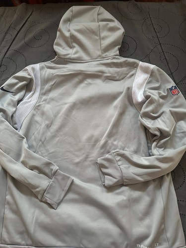 NIKE DALLAS COWBOYS ON FIELD THERMA FIT GRAY HOODIE SIZE L MEN NWT $85.00 - Picture 3 of 3