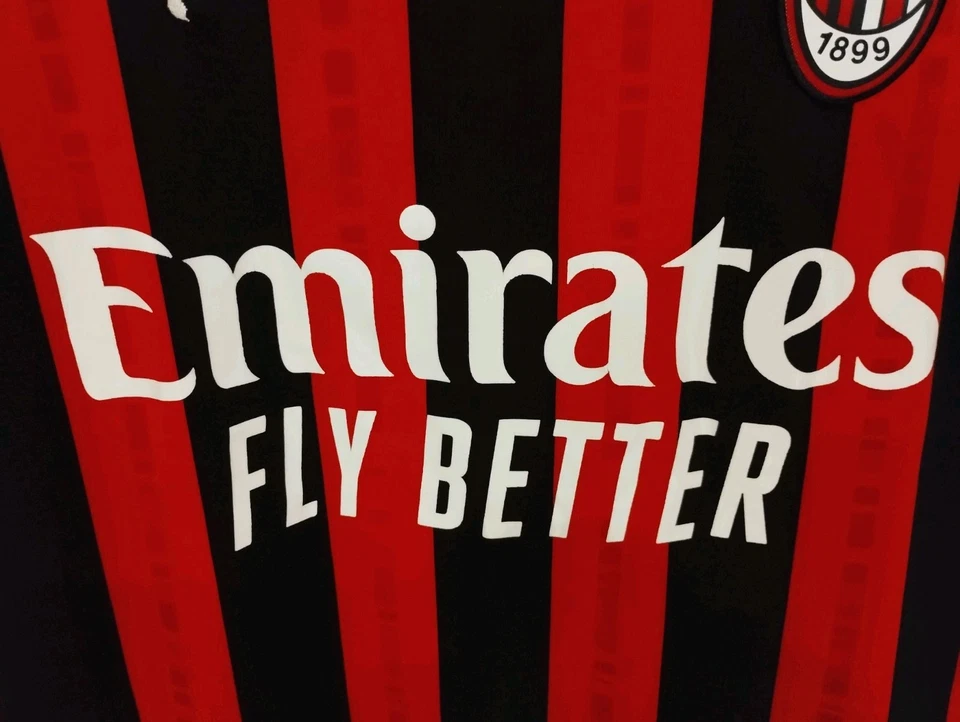 PUMA AC Milan Home Shirt 2024/25 Mens Medium 125th Anniversary Jersey - Image 4 of 4