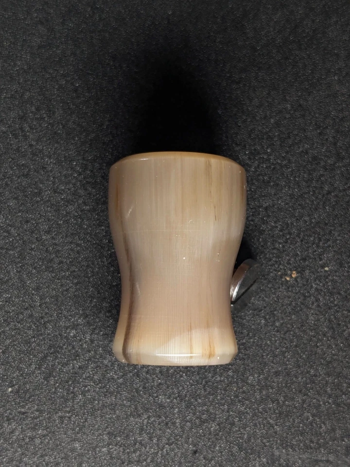 Ox horn fishing reel knob Abu & Daiwa - Pomello mulinello pesca in corno - Immagine 3 di 4