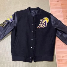 Pro Standard Lakers Varsity Jacket L Black No.sj2530