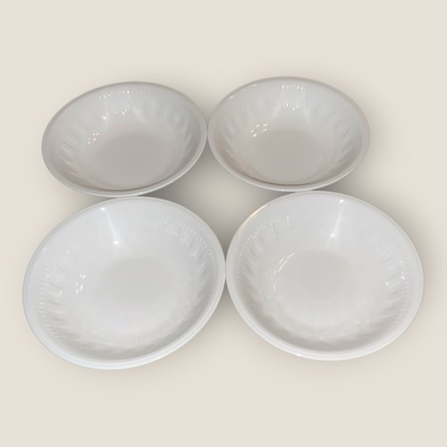 Wedgwood Colisseum 4x Fruteros de Postre 6” China de Hueso Blanco Excelente - Imagen 5 de 15