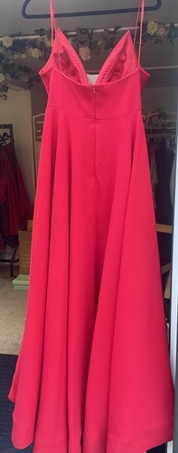 Red A Line Dress Think Tiffany 16 - Picture 3 of 6