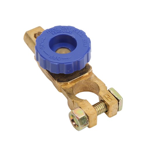 *Top Post Battery Disconnect Switch 15‑17mm 100A Brass Rustproof For Car RV Boat - Picture 2 of 12