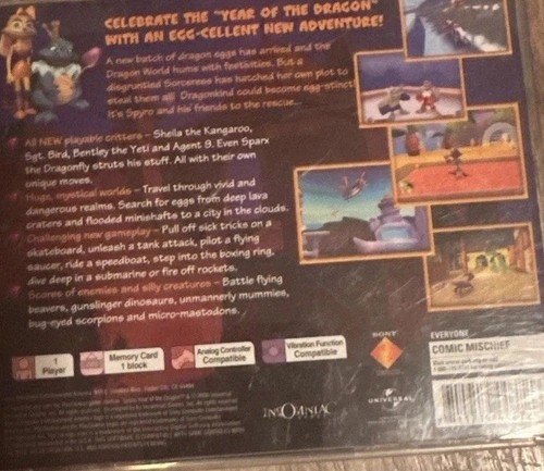 Spyro Year of the Dragon -PS1- Yes Includes TRACKING! - Picture 2 of 24