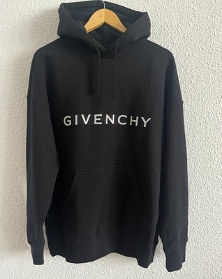 Givenchy Hoodie Schwarz Logo Herren M BNWT Luxury Kapuzenpullover Designer NEU!!