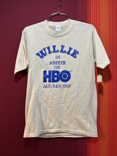 Vintage 1983 Willie Nelson HBO Shirt Single Stitch - Bild 1 von 5