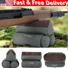 Gun Holder Rifle Shooting Rest Bag Target Bench Table Front & Rear Support Stand