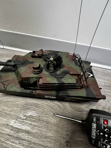 Heng Long 1:24 U.S M1A2 Abrams RC Tank 2.4GHz Infrared Desert Camo - Read - Picture 3 of 10