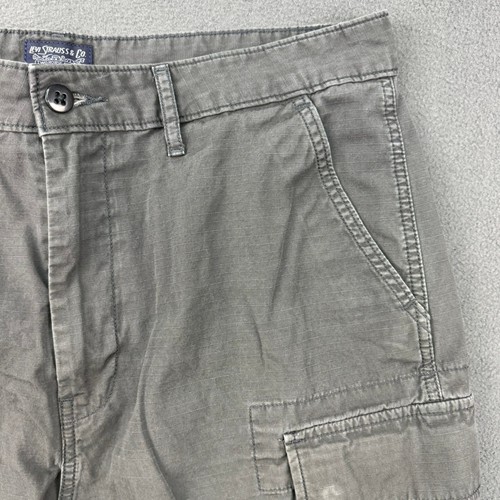 Levi Strauss & Co. pantaloncino uomo taglia 34 grigio cargo marca due cavalli - Foto 10 di 15