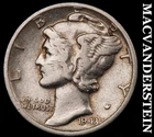 1943 Silver Mercury Dime - Scarce  Better Date  No Reserve  #G8177