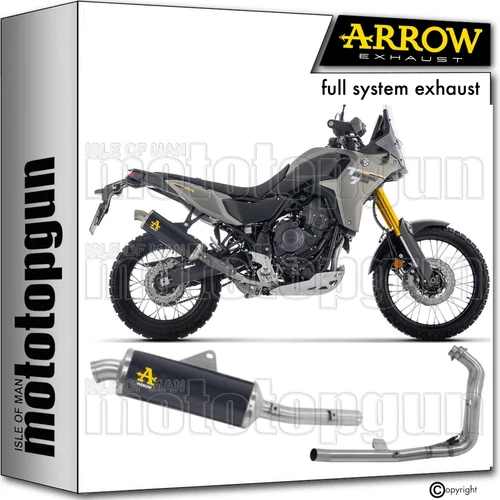 ARROW FULL SYSTEM EXHAUST R INDY-RACE BLACK ALUMINIUM YAMAHA TENERE 700 2025 25