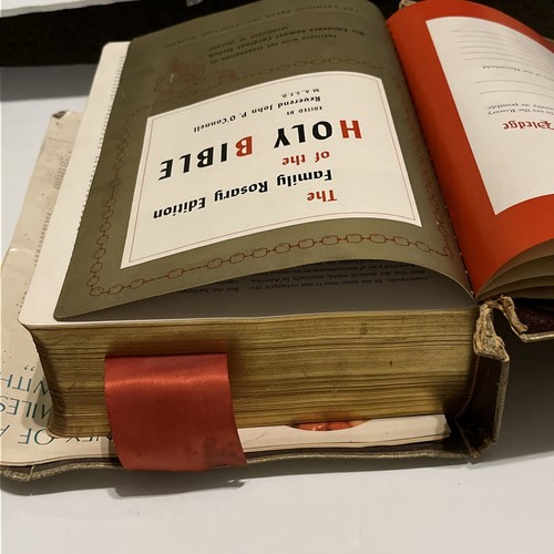 Catholic Holy Bible Commemorative Edition The Marian Year 1957 Patent Pending - Picture 20 of 20
