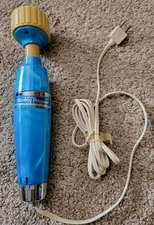 Vintage Dubl Duck Vibrating Massager Wand 2 Speed VB-7 Pearlescent Blue