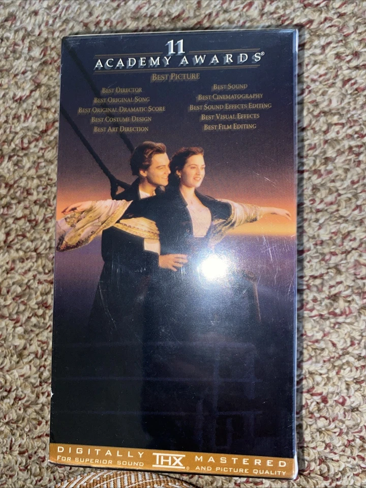 Titanic 1997 Movie VHS 2-Tape Box Set Sealed New In Box - Image 3 of 4
