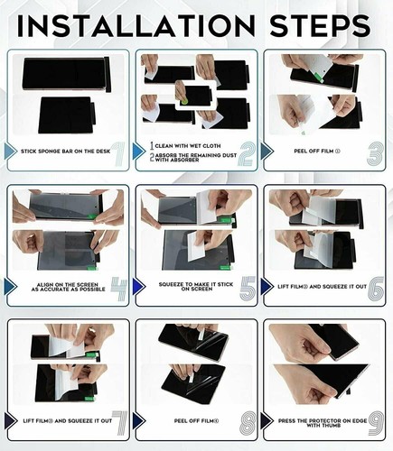 3 in1 For Samsung Galaxy Z Fold 2 5G Full Cover Hydrogel Soft Screen Protector - Bild 6 von 6