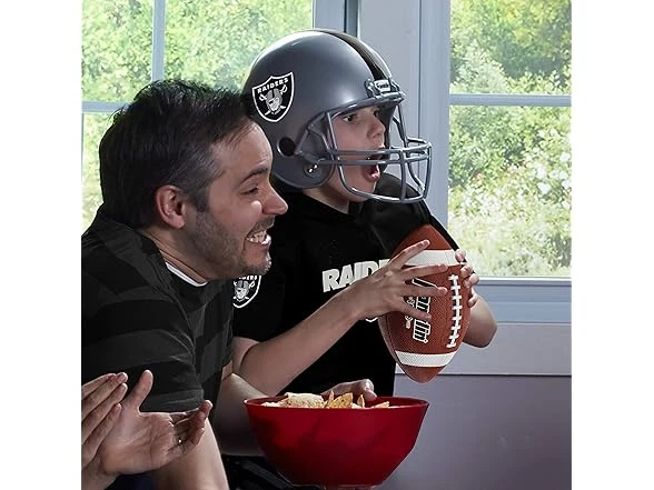 Conjunto de uniforme para niños Franklin Las Vegas Raiders talla L NFL Jersey Casco Disfraz Foto 3 de 4