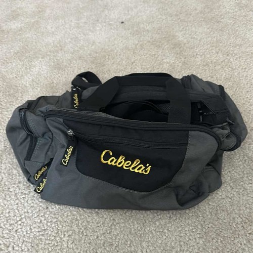 Bolsa de viaje Cabela's Catch All Gear caza pesca negro gris - Imagen 1 de 5