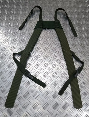 M39 Belt Utility Pouches & Harness WW2 Pattern Heavy Canvas Vintage Army Webbing - Picture 3 of 20
