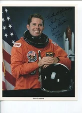 David Leestma NASA Astronaut STS Space Rare Signed Autograph Photo