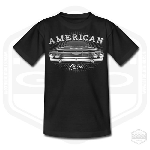 Children's 1961 Chevrolet Impala American Classic Car T-Shirt - Picture 10 of 19