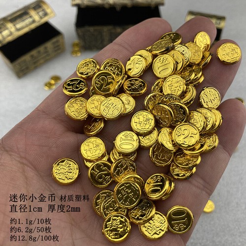 1/6 Scale Pirate Treasure Chest+100PCS Gold Coin Model Soldier Scene Accessories - Picture 7 of 8