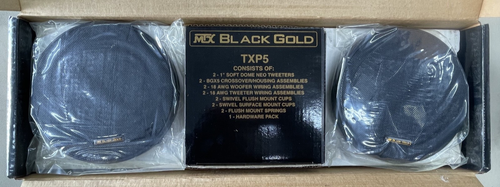 Rare Vintage Old School MTX BLACK GOLD 5.25" Component Speaker System, BG5S #267 - Bild 2 von 24