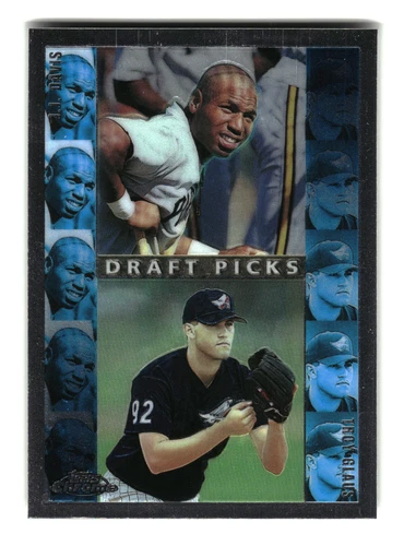 J.J. Davis / Troy Glaus 1998 Topps Chrome Rookie #492 RC