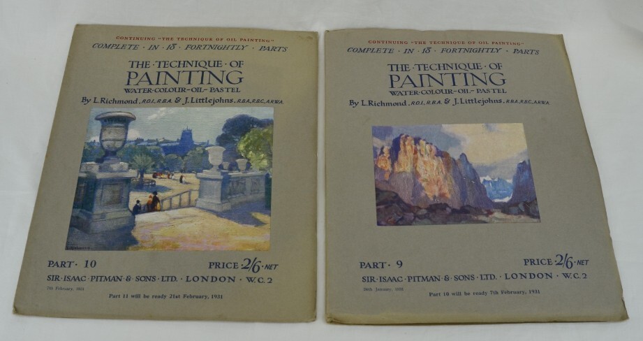 Complete Vintage Set 18 x Technique of Painting Magazines, Pitman 1930-1931 - Picture 12 of 17