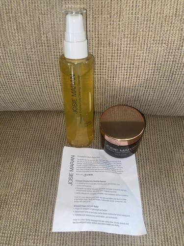 Josie Maran Ananas sauberes Gesicht Duo - 5oz Enzymreiniger & 1,7 Oz Gesichtsbutter - Bild 5 von 6