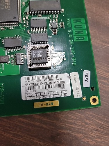 Kuka KVGA 2.0-00-109-040 Interface Video Card for KC2 2.000109040 CSQ - Afbeelding 4 van 6