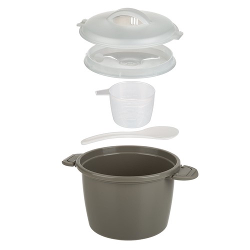 Progressive Microwave Rice Cooker, 4 Piece Plastic Set,Dishwasher Safe Parts - Picture 2 of 5