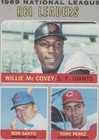 1970 Topps - Ron Santo Tony Perez Willie McCovey #63