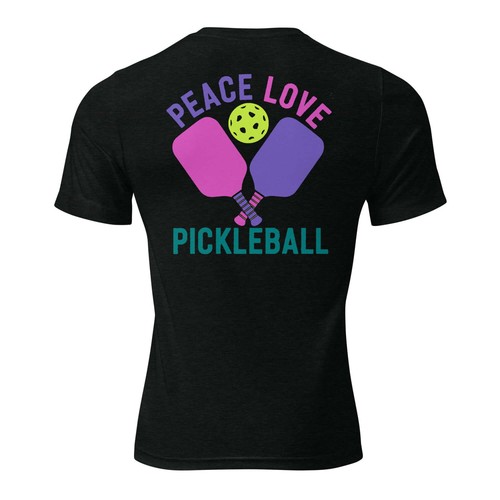 Women's Peace, Love, Pickleball Short Sleeve T-Shirt - Picture 28 of 110