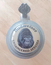 1995 Anheuser Busch Budweiser Endangered Species Series Gorilla Beer Stein 