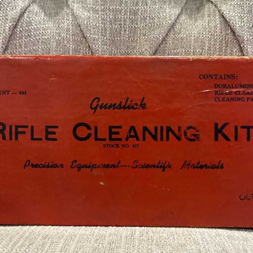 Gunslick Vintage Rifle Gun Cleaning Kit By Outers Laboratories Made In Wisconsin - Picture 5 of 24