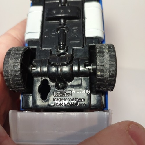 Toughest Mini Hasbro Tonka Garbage Truck Recycling Blue Light Sound Trash Tough - Picture 9 of 9