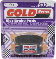 Goldfren S33 Brake Pads Rear For Yamaha X-max 125 Momo Design Inc Abs 2015 Goldfren S33 Brake Pads Rear For Yamaha X-max 125 Momo Design Inc Abs 2015