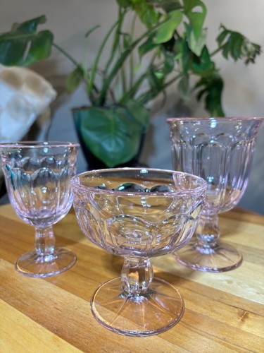 Pink Rose Noritake Provincial Goblet Set (4) New in Box - Vintage NOS - Picture 5 of 12