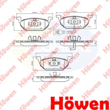 Fits VW Skoda Seat Audi + Other Models Brake Pads Set Front Rear Howen