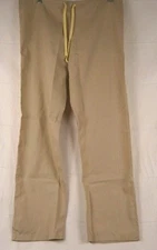 EWC Medical Reversible Scrub Pants SPAS TA TAN Size Small 207D