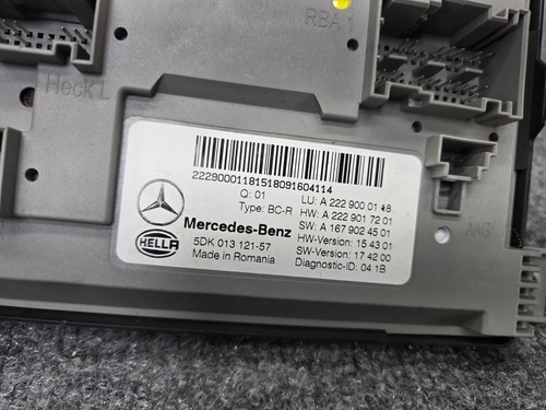 Rear Trunk Sam Control Module Mercedes W222 S560 S600 S450 oem - Picture 4 of 5