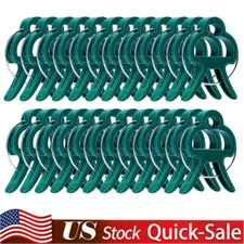 100PC LARGE PLANT & GARDEN CLIPS Support Tomato Vegetable Trellis Twine Ties