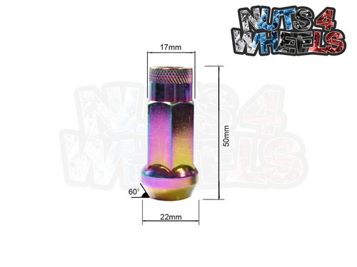 16 Wheel Stud Conversion kit GT50 Petrol Nuts 75mm (+10) long fit Fiat Punto Evo - Picture 3 of 3