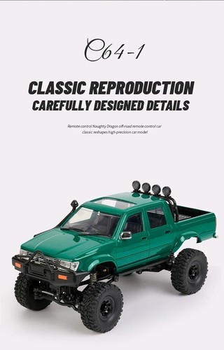 1/16 HILUX Model Off-road Rc Vehicle 4WD Electric WPL C64-1 Jp seller - Picture 19 of 24