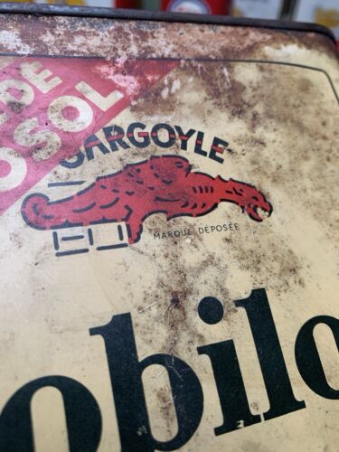 Mobiloil Gargoyle AF Öldose 40er Jahre Deko Garage Oldtimer Vespa Scooter 2 L 🏁 - Bild 4 von 23
