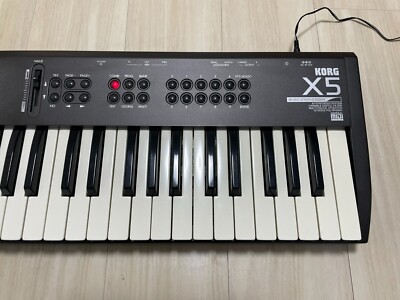 Korg X5 61-Key Keyboard Synthesizer with Adapter Used from Korg X5 61-Key Keyboard Synthesizer with Adapter Used from