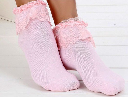Sweet Cute Princess Girl Vintage Lace Ruffle Frilly Ankle Socks - Bild 4 von 8